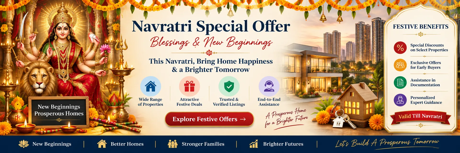 Explore Navratri festive property offers